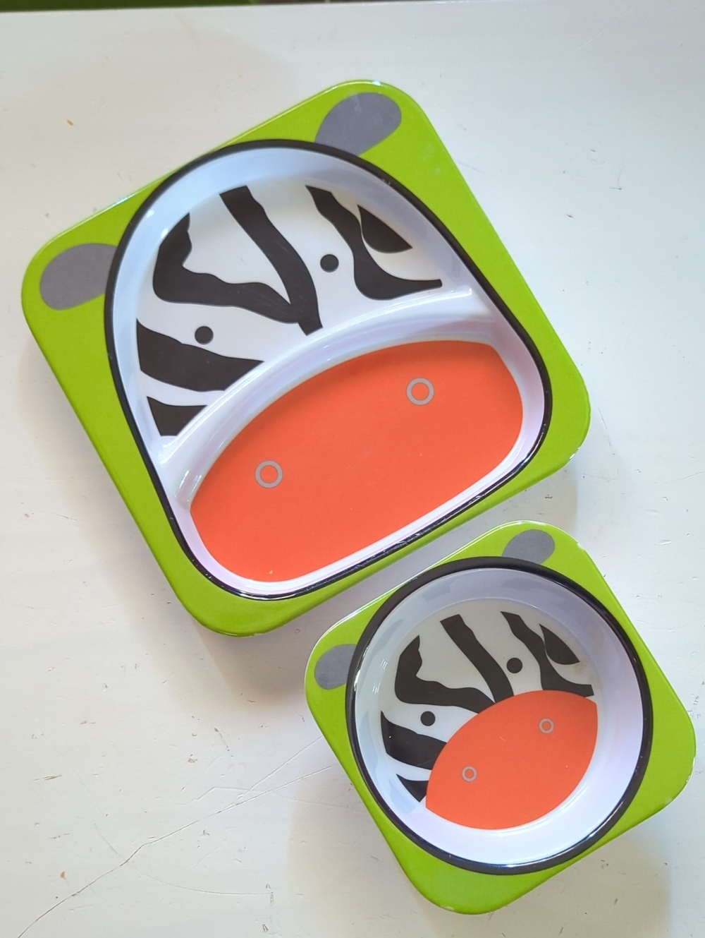 Skip Hop Zebra Toddler Plate & Bowl